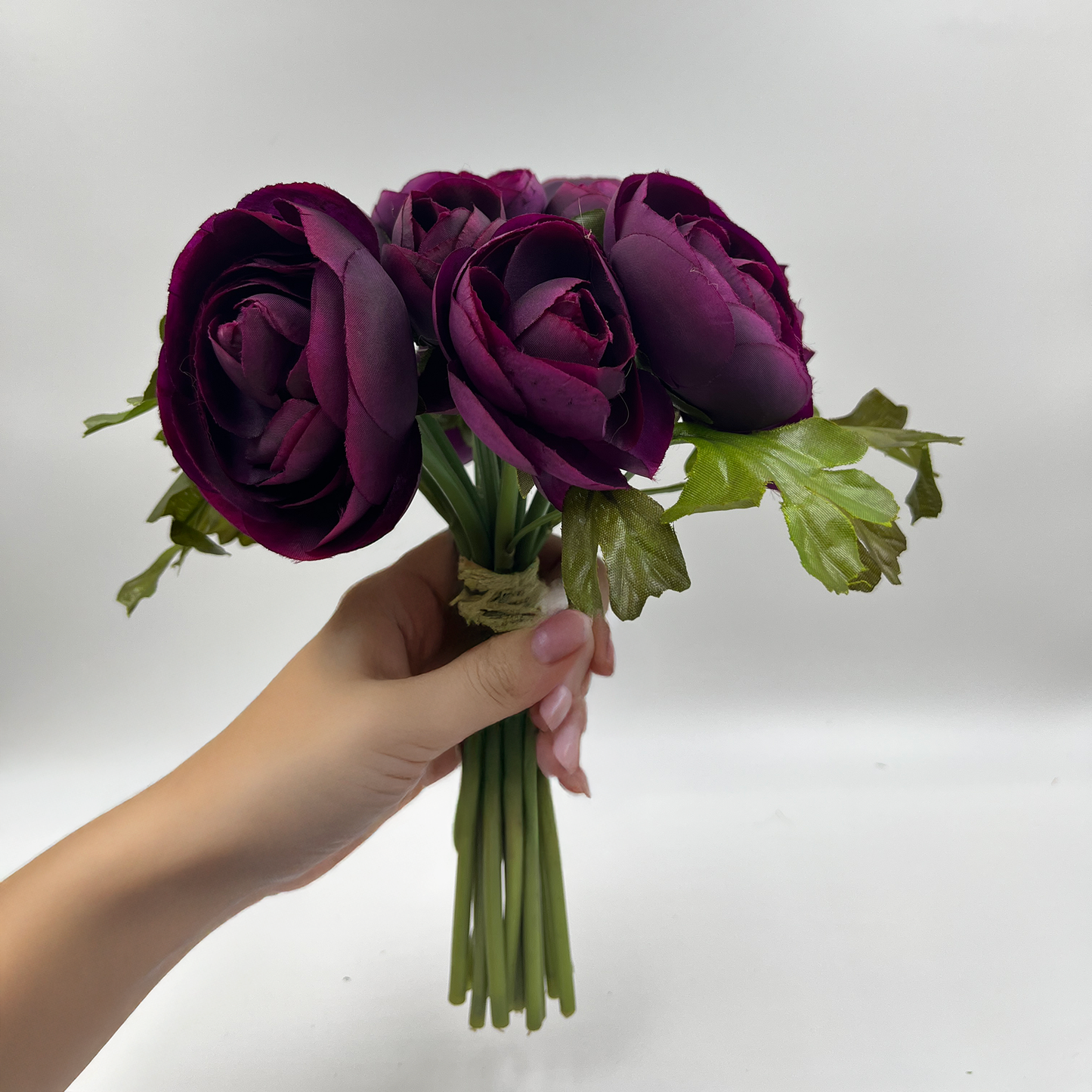 Luxurious Dark Purple Ranunculus Bouquet: A Timeless Elegance