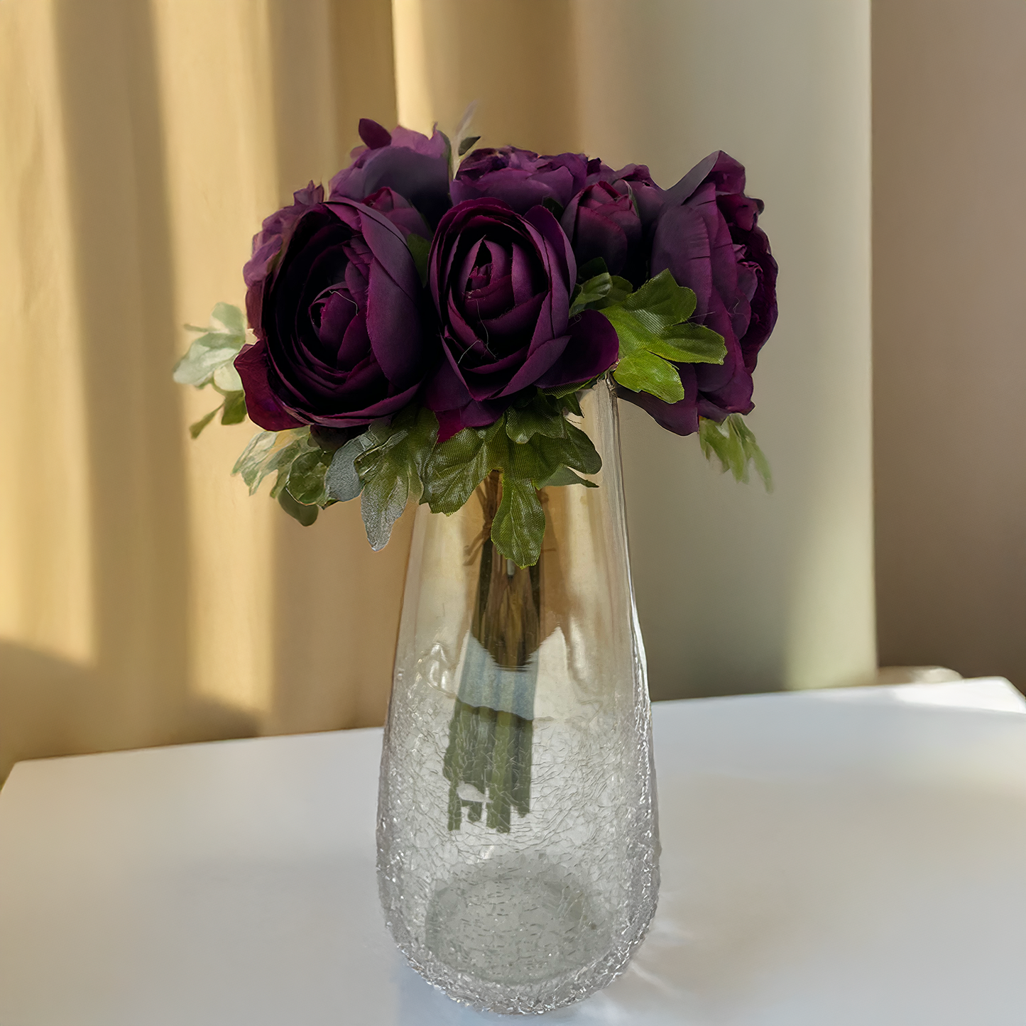 Luxurious Dark Purple Ranunculus Bouquet: A Timeless Elegance