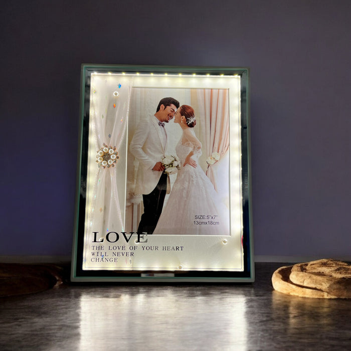 Timeless Love LED Photo Frame – 8x10 Inch