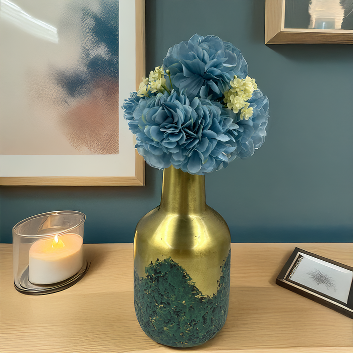 Buy Premium Artificial Flower Bunch - Blue Hydrangea | Perfect Home Décor