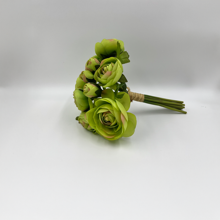 Vibrant Green Ranunculus Bouquet – A Fresh Burst of Color