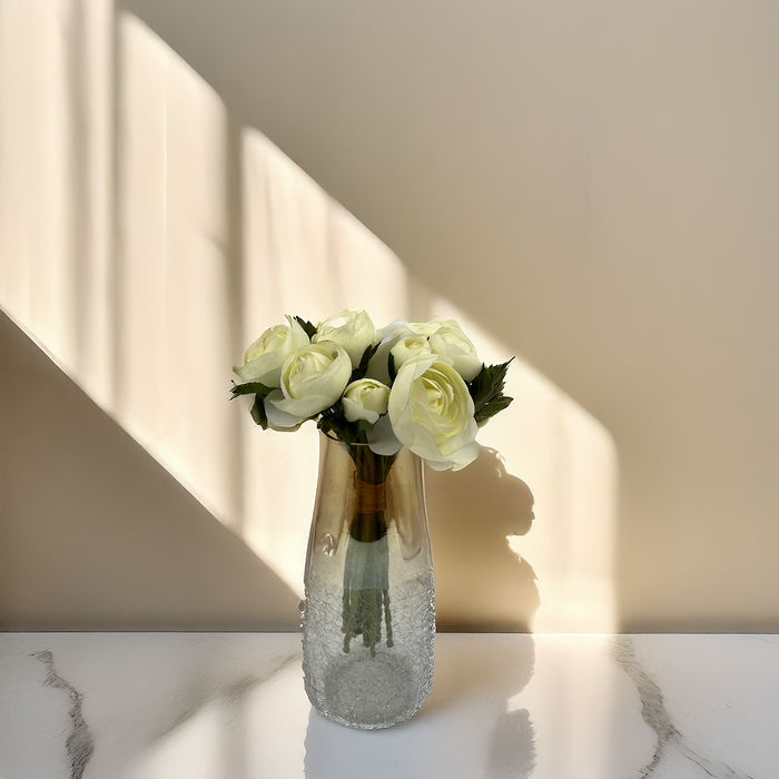 Elegant White Ranunculus Bouquet – A Timeless Addition to Your Space