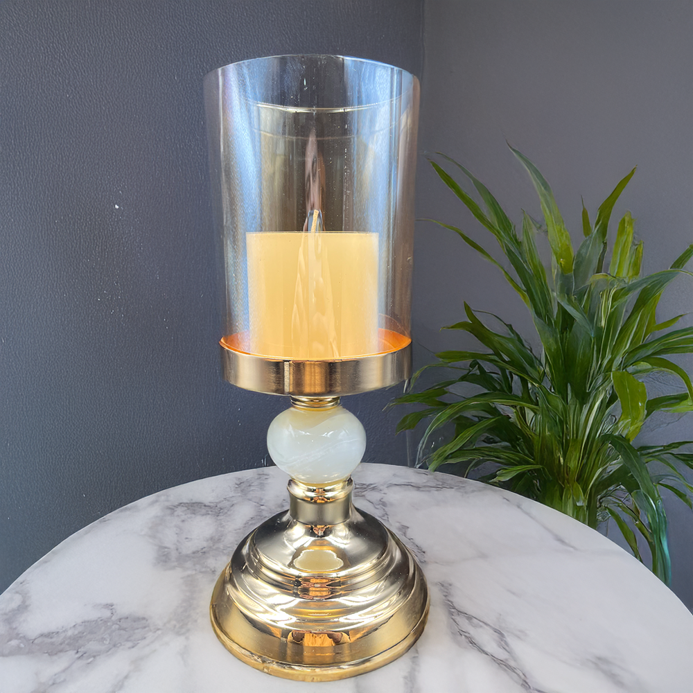 Luxe Onyx Candle Holder