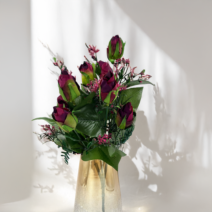 Elegant Burgundy Tulip Bouquet – A Bold and Sophisticated Accent